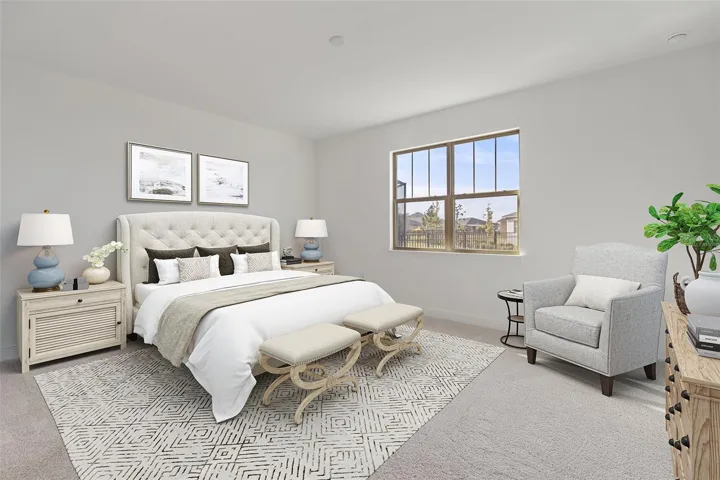 Virtually Staged Owner's Suite