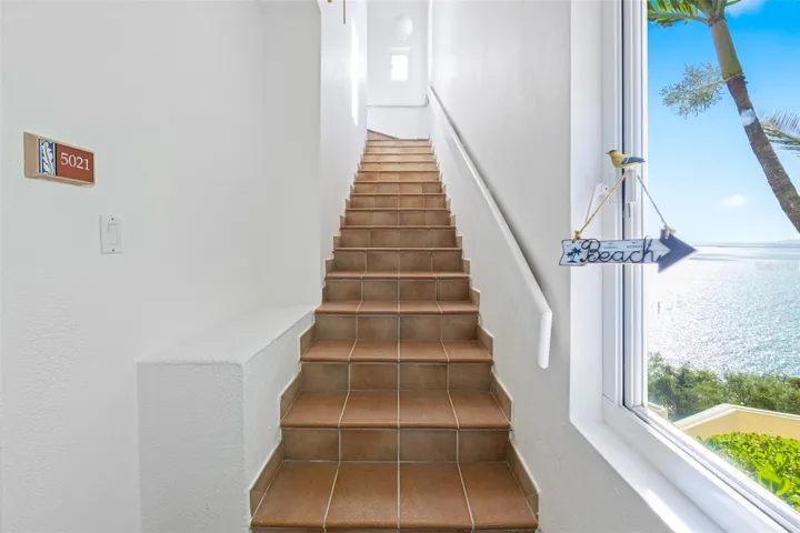 inside stairs for second-level