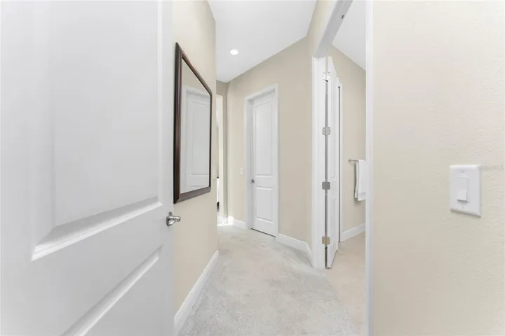 Primary Bedroom Hall w/ Walk-in Closets