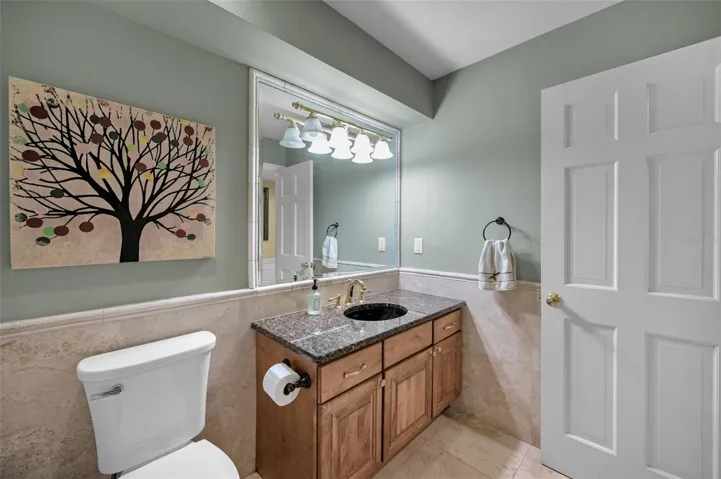 1/2 Bath on 1st floor