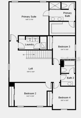 Floor Plan - Upstairs