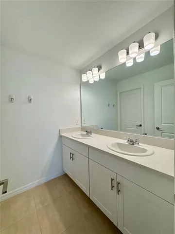 Guest Bathroom Double Vanities