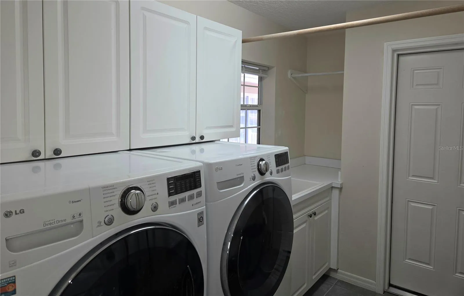 Laundry Room Connecting to Garage