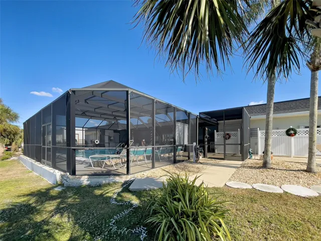 SIDE SCREENED IN POOL AREA