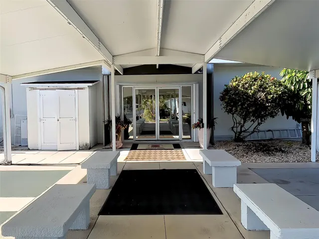 MAIN ENTRANCE TO CLUBHOUSE