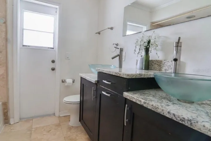 Hallway bathroom
