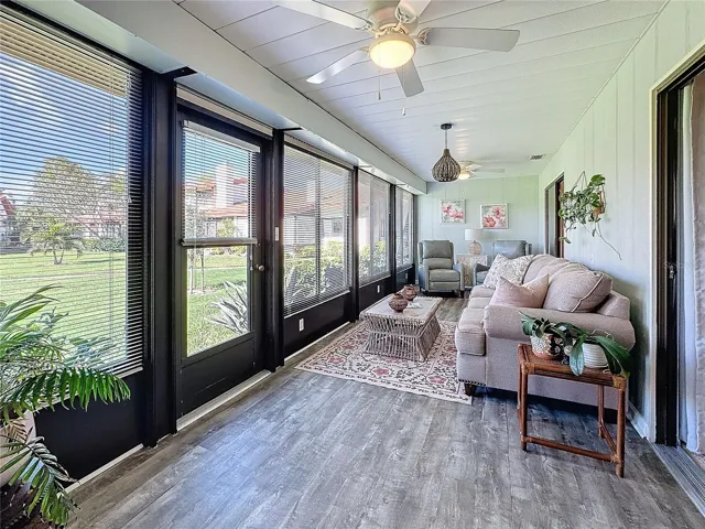 Sunroom w/ Great Views of the Courtyard
