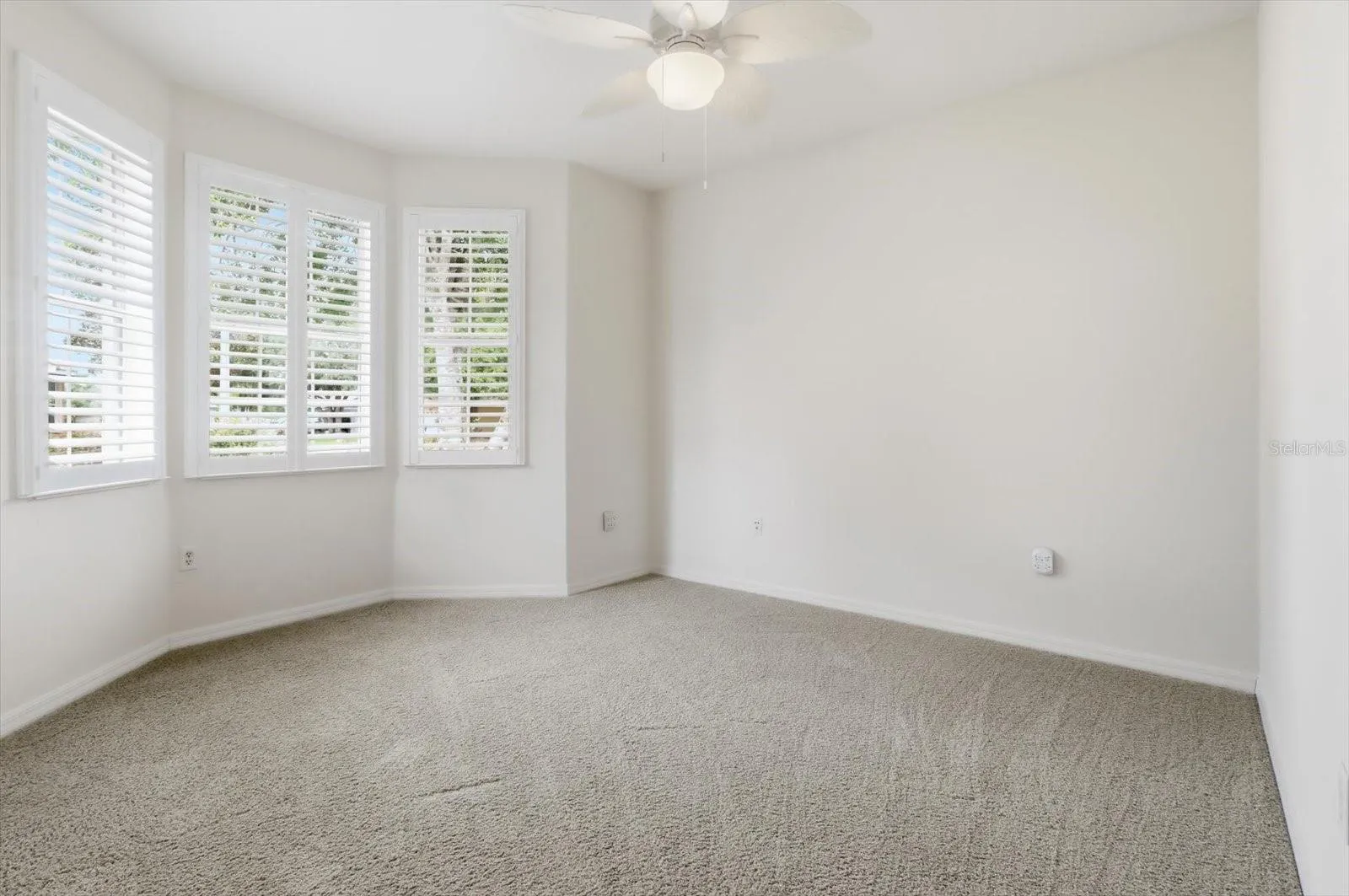 Guest bedroom 1 with bay widow