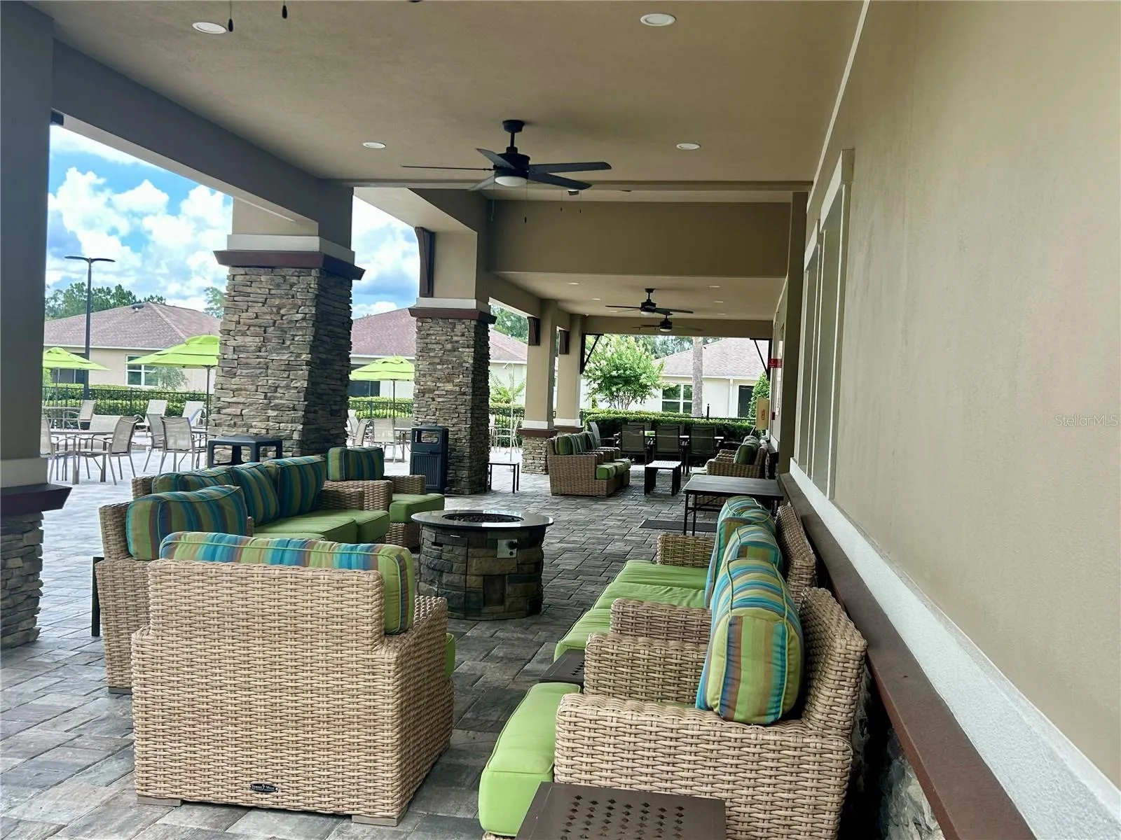 Covered Lanai at Fitness Center