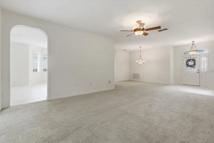 Living, Dining and Entry