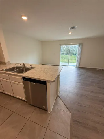 Kitchen and Living room