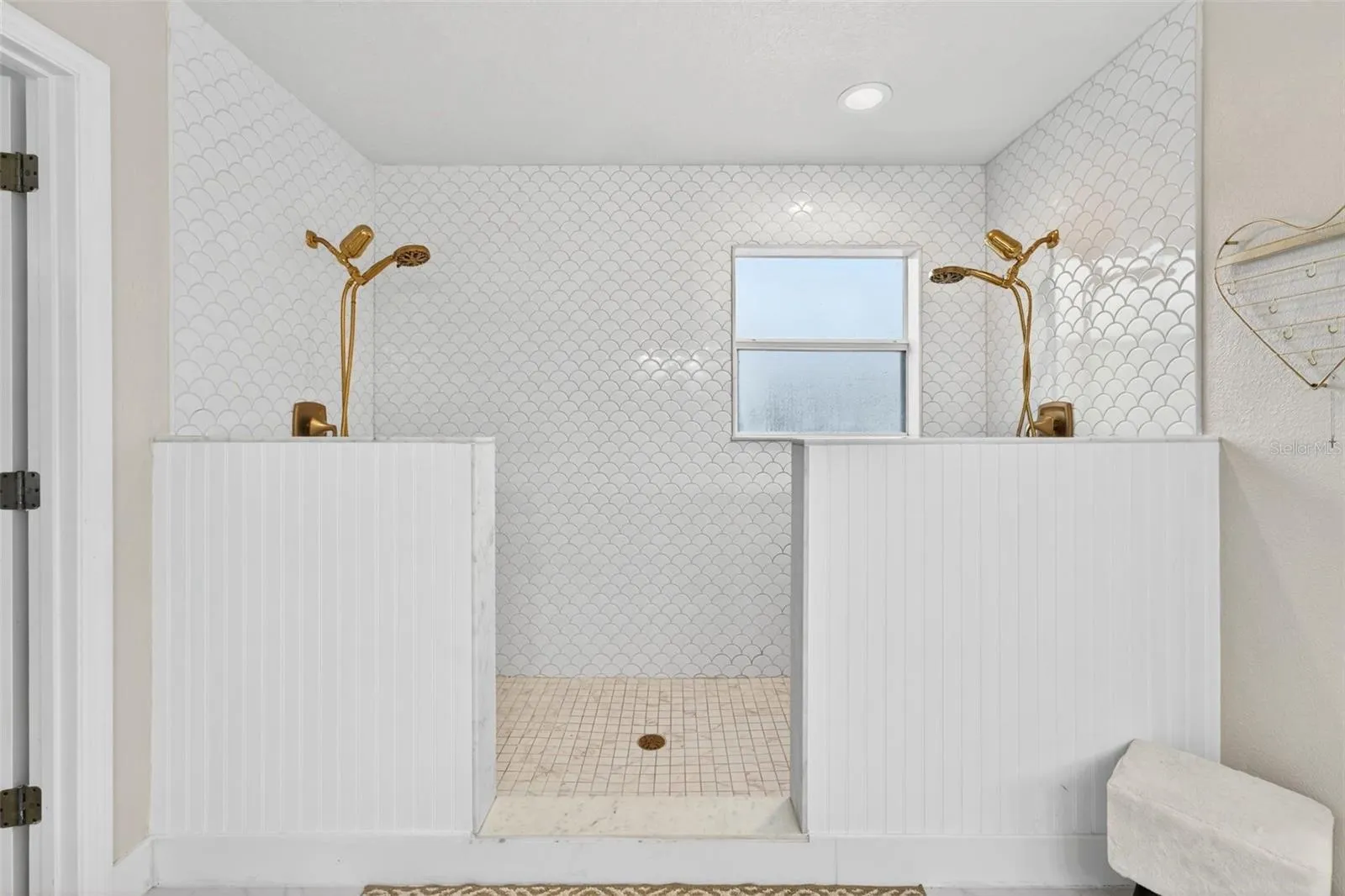 Look at the staggering primary double shower is great for humans and dog washing as well.