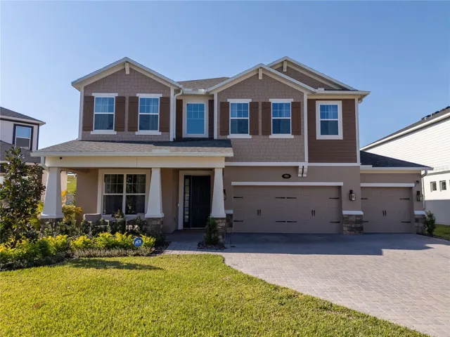 Dartmouth Model Home built on an oversized lot with 3 cars garage