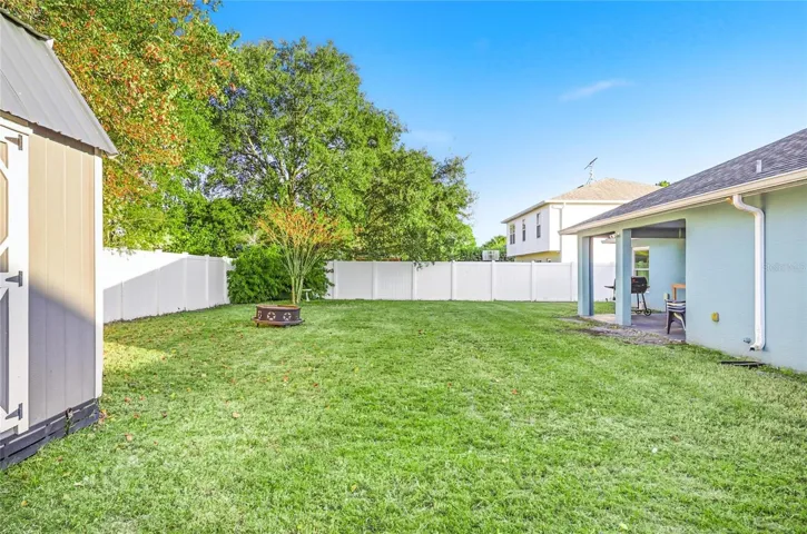 Fenced Backyard