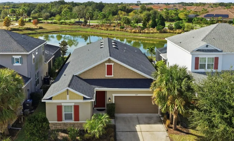Lake views in the backyard!