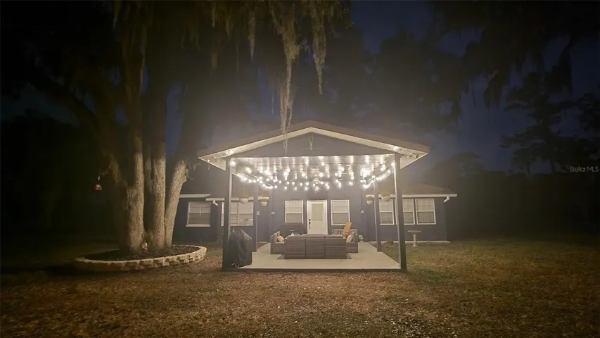 Covered Rear porch