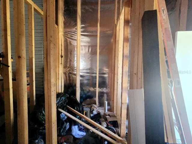 plumbed Bathroom pole barn