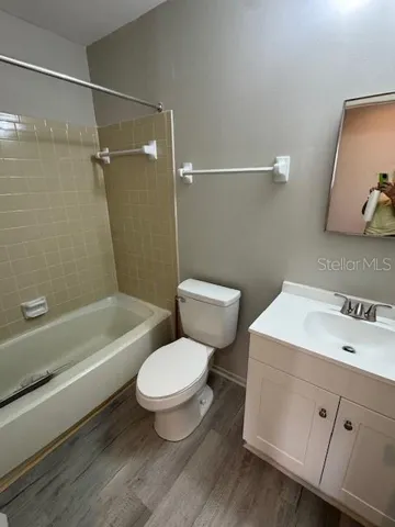 Bathroom with tub