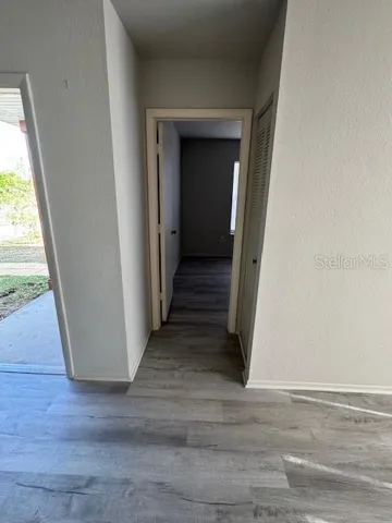 Hallway to second bedroom