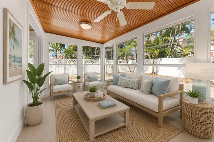 Florida Room Virtually Staged