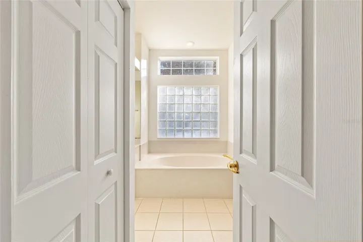 Master bedroom view to Master bath