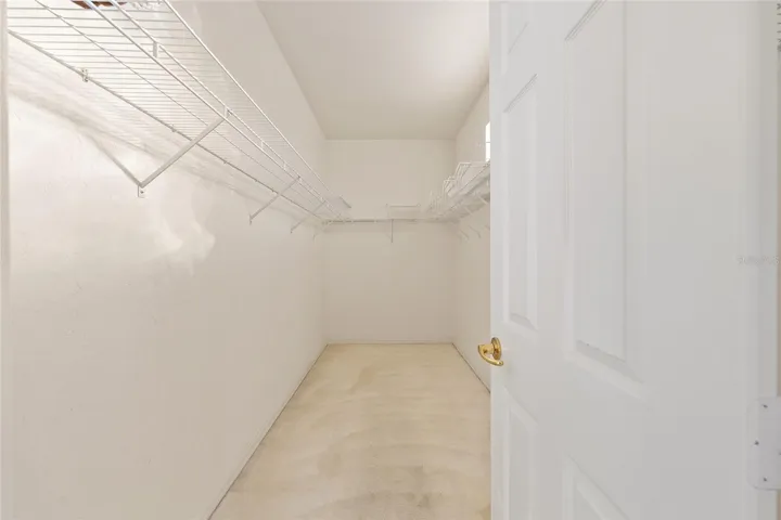 Huge walk in closet in 2nd bedroom
