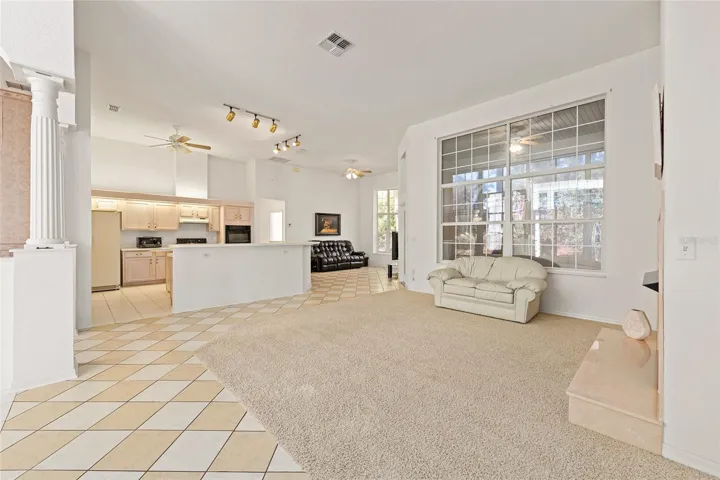 View upon entering into living room