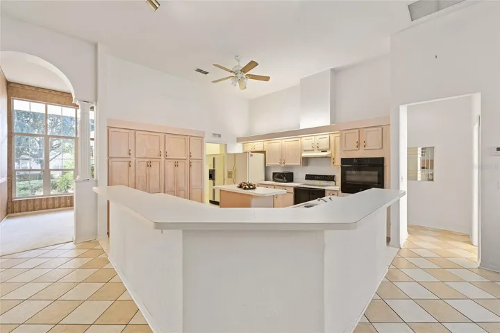 Lots of counter space for entertaining