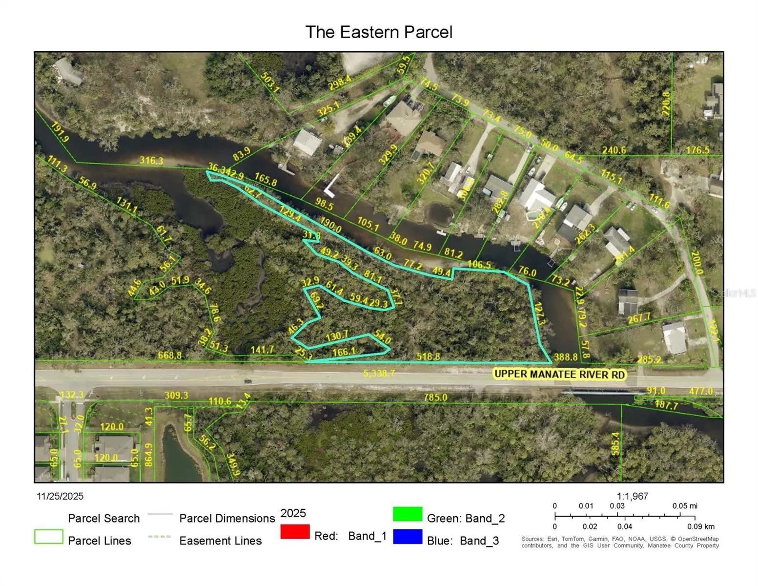 Manatee Co. Property Appraiser's dimensions