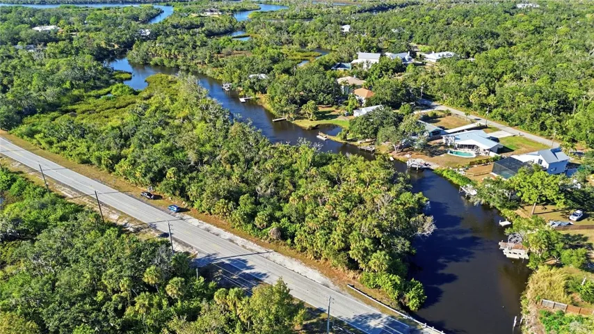 New Drone Photo #3 (12-03-2025) Shows the whole parcel from the bridge to "the northeastern point"