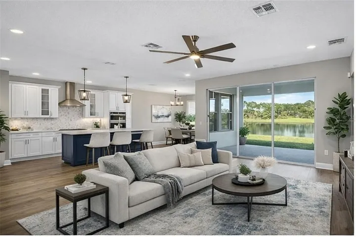Virtually Staged Living Room