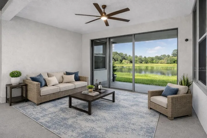 Virtually Staged Patio