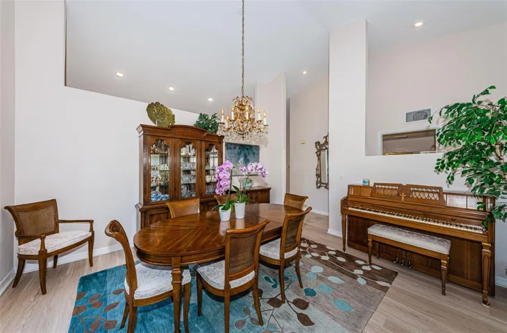 Dining Room w/Plant Shelves