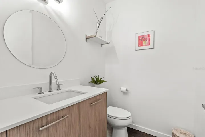 1/2 bathroom on main level