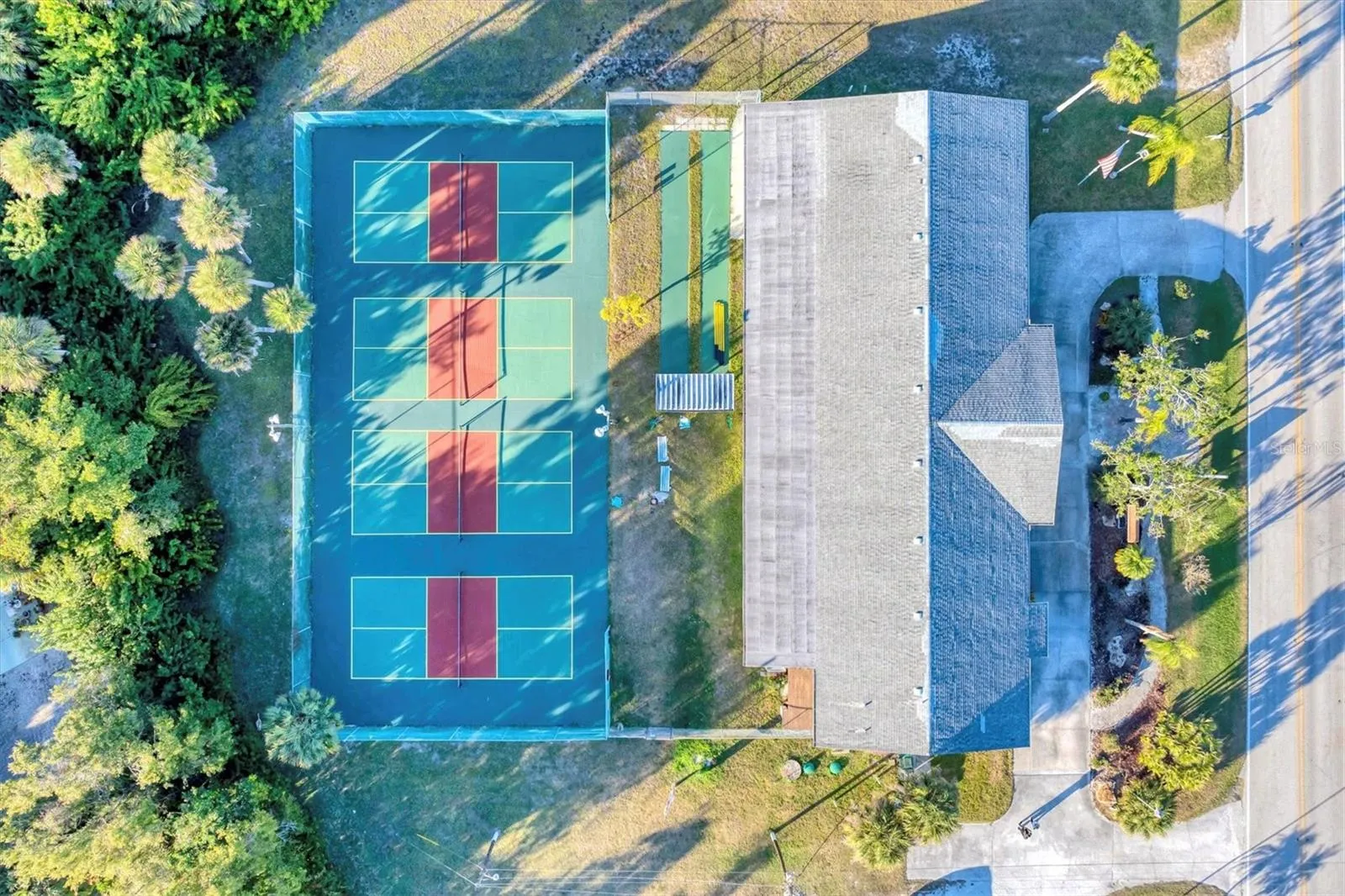 Refurbished Pickle Ball courts