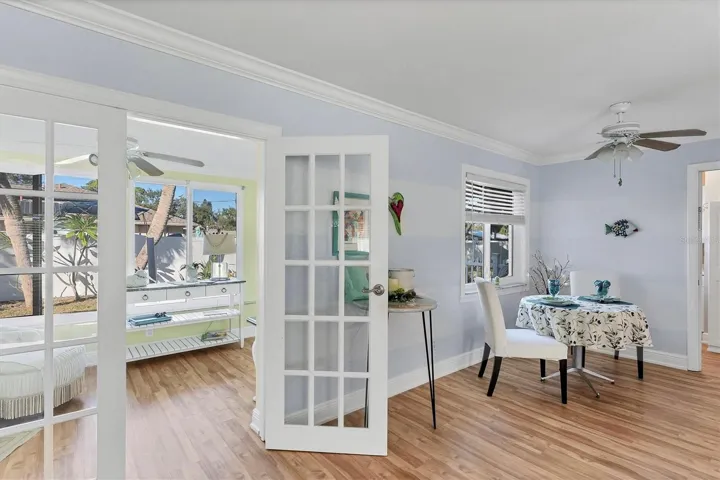 French Doors to Library