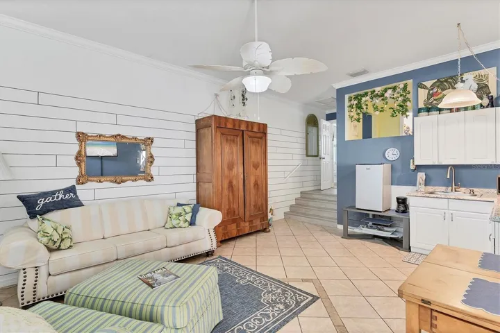 From door to Great Room of In-Law Suite
