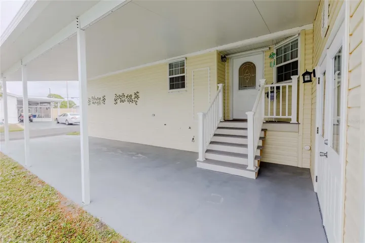 Front Entrance and Carport