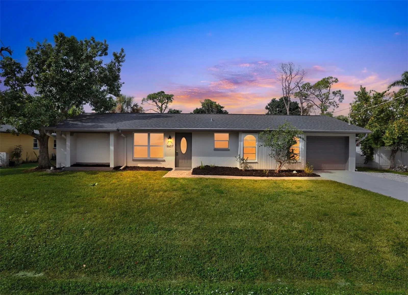 Home is digitally staged.