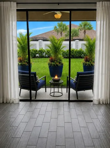 Ai staged  Patio potential