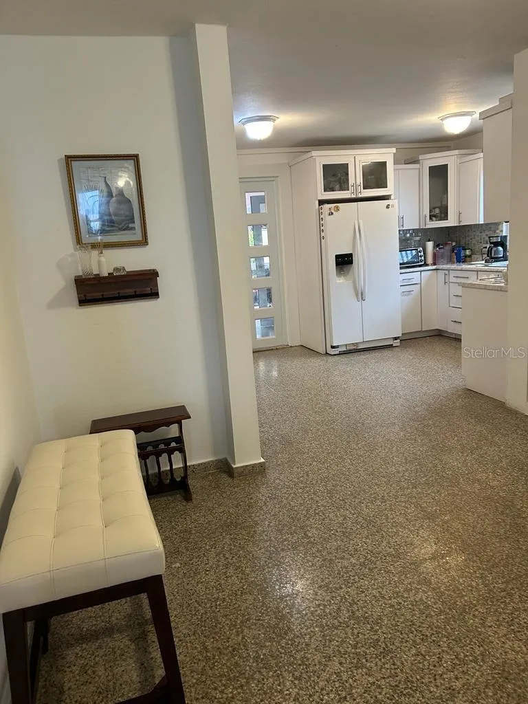 Área de sala y pasillo / Living area & hallway