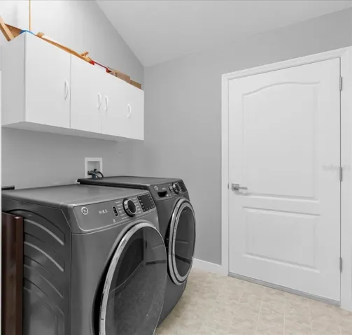 Laundry Hallway to garage