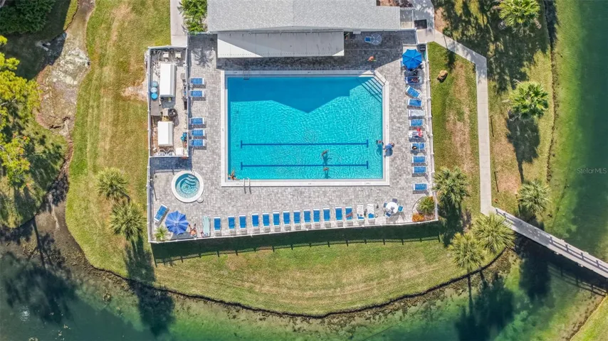 2nd Pool that is heated a short walk from the condo.