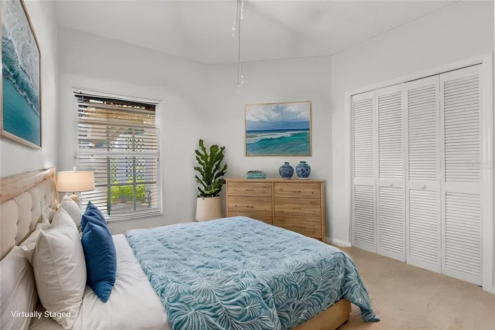 3rd Bedroom. This photo virtually staged.