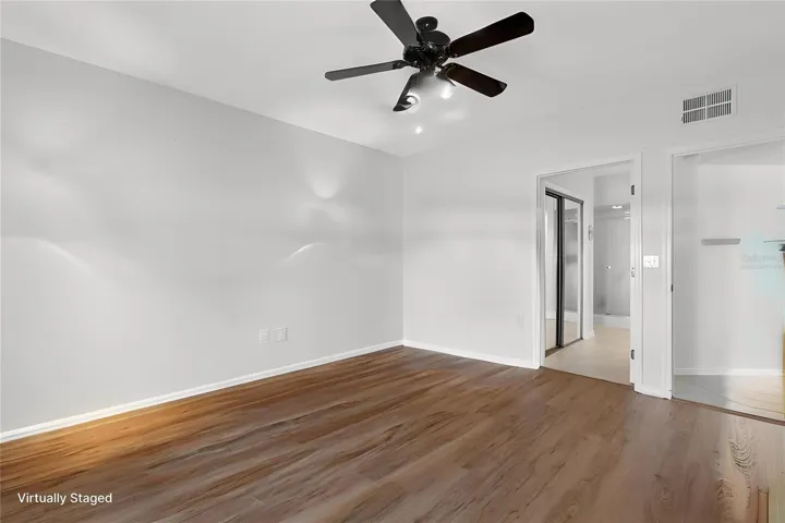 Master Bedroom. This photo virtually staged.