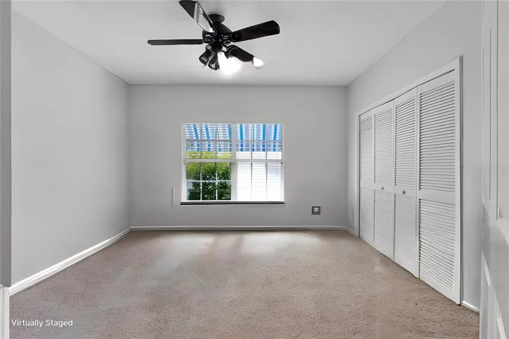 2nd Bedroom. This photo virtually staged.