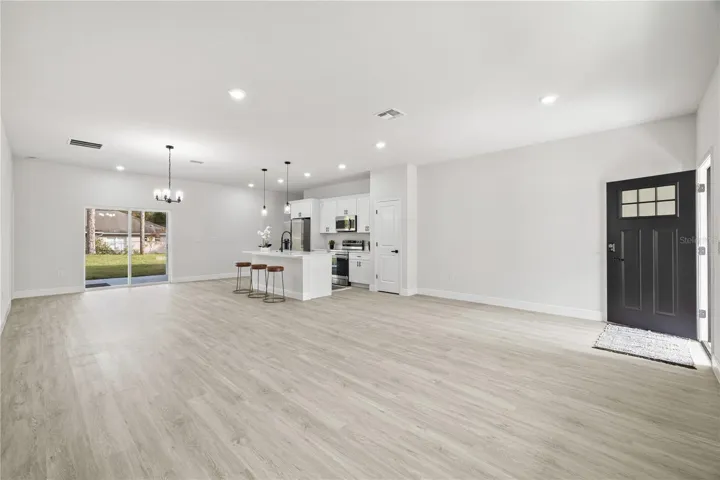 Open living room