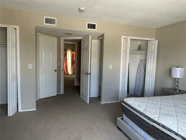 Primary bedroom with 2 closets