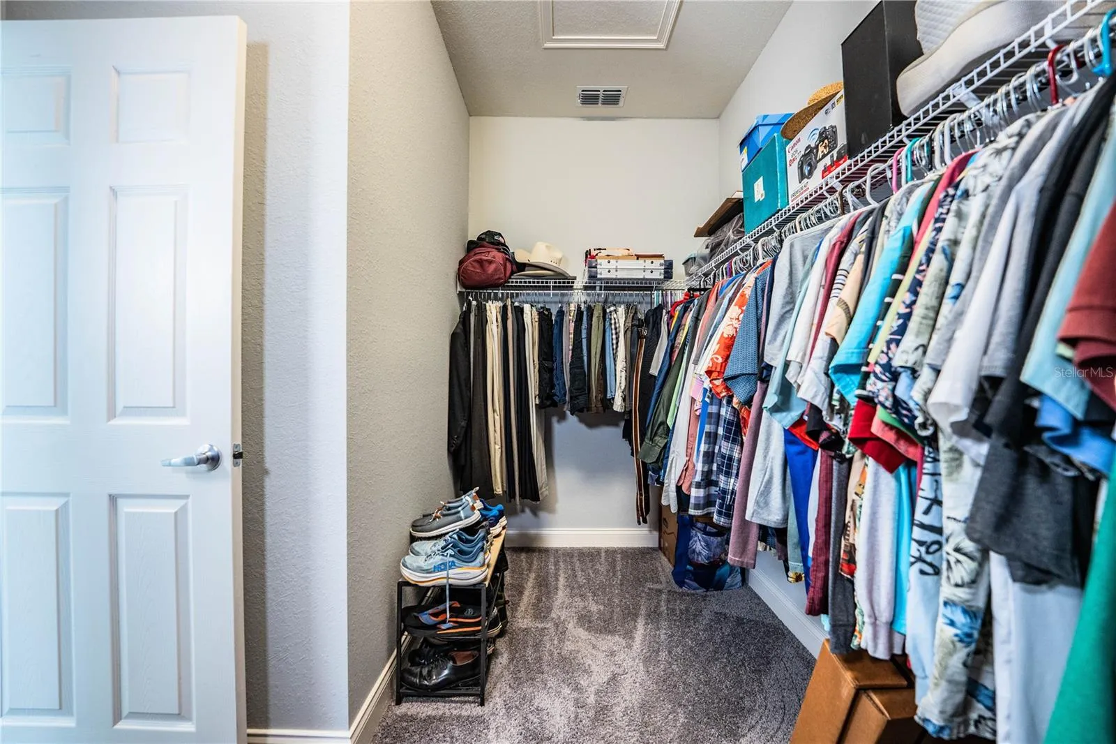 Primary walk in closet