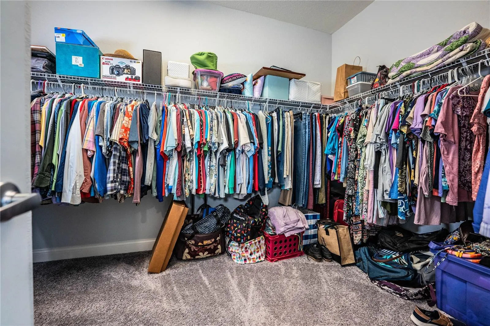 Primary walk in closet